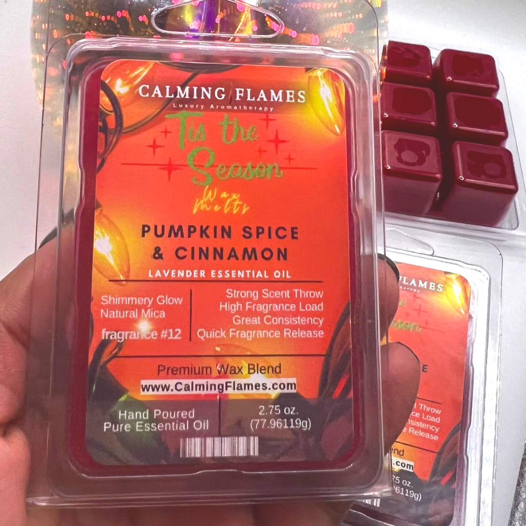 Pumpkin & Cinnamon "Tis the Season" Wax Melts (2-Packs)