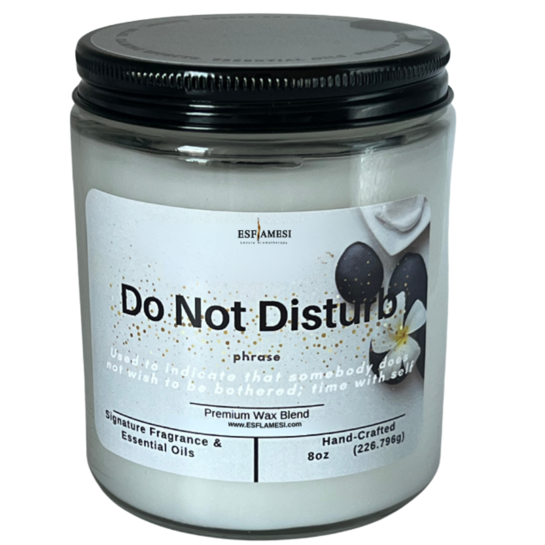 Scented Candle | Frankincense and Lavender "Do Not Disturb" Aromatherapy Candles| Handcrafted