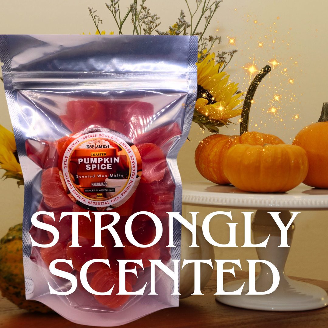 Toasted Pumpkin Spice Wax Melts | Strongly Scented (8oz Bag)